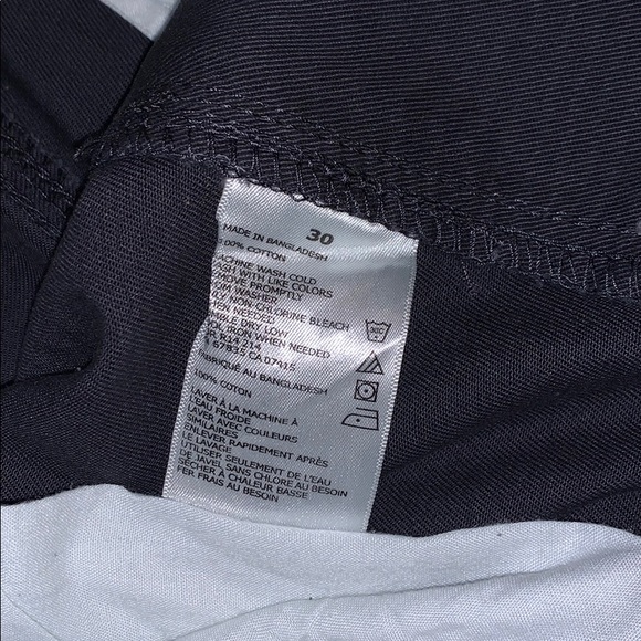 Nautica Belted Cargo Shorts, Dark Gray, Size 30 - Picture 5 of 7